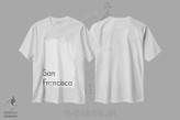 تیشرت طرح دار سان فرانسیسکو، تایپوگرافی اثر آرت میرانو | immage.ir