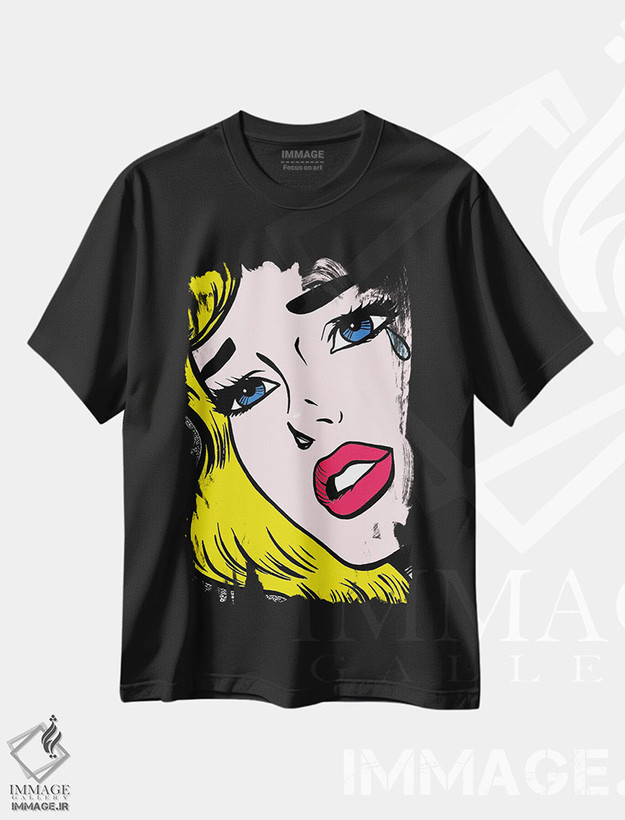 تیشرت طرح دار کینا، هنر فاخر معاصر اثر آرت میرانو | فروشگاه ایماژ