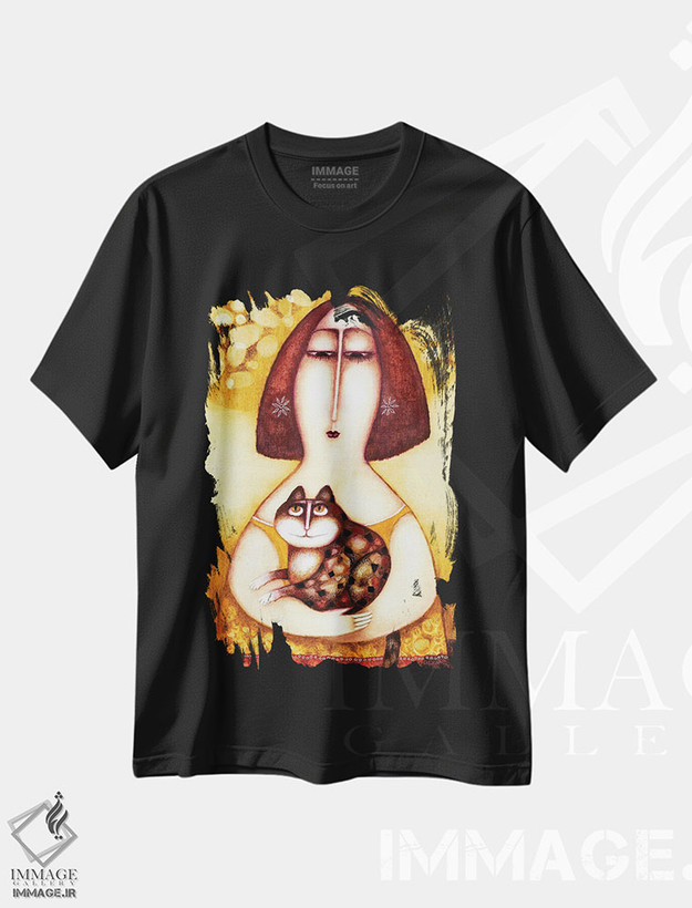 تیشرت طرح دار آگاتا، مدیوم اثر آرت میرانو | فروشگاه ایماژ