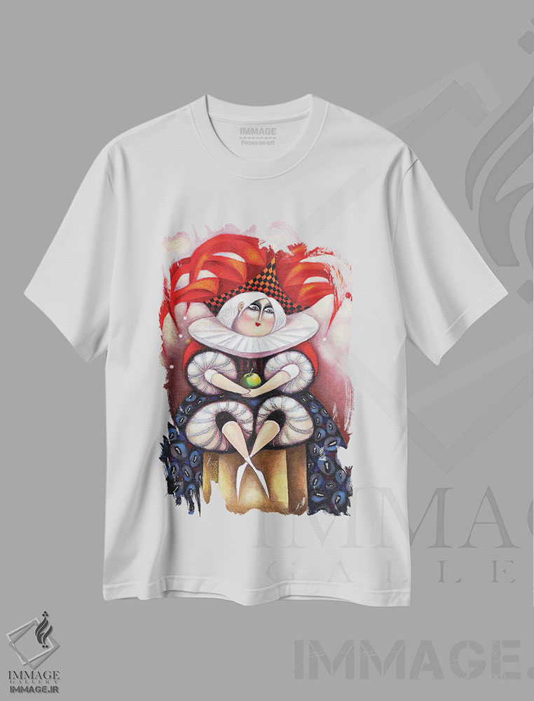 تیشرت طرح دار آریان، مدیوم اثر آرت میرانو | immage.ir