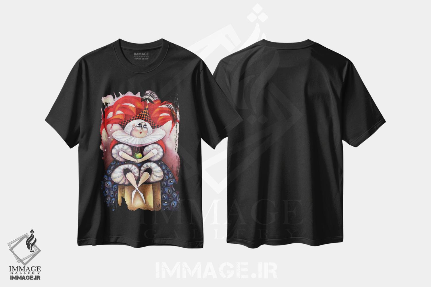 تیشرت طرح دار آریان، مدیوم اثر آرت میرانو | فروشگاه ایماژ