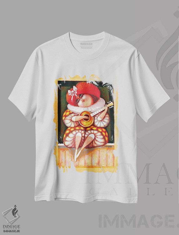 تیشرت طرح دار مارسلا، مدیوم اثر آرت میرانو | immage.ir