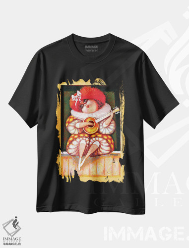 تیشرت طرح دار مارسلا، مدیوم اثر آرت میرانو | فروشگاه ایماژ