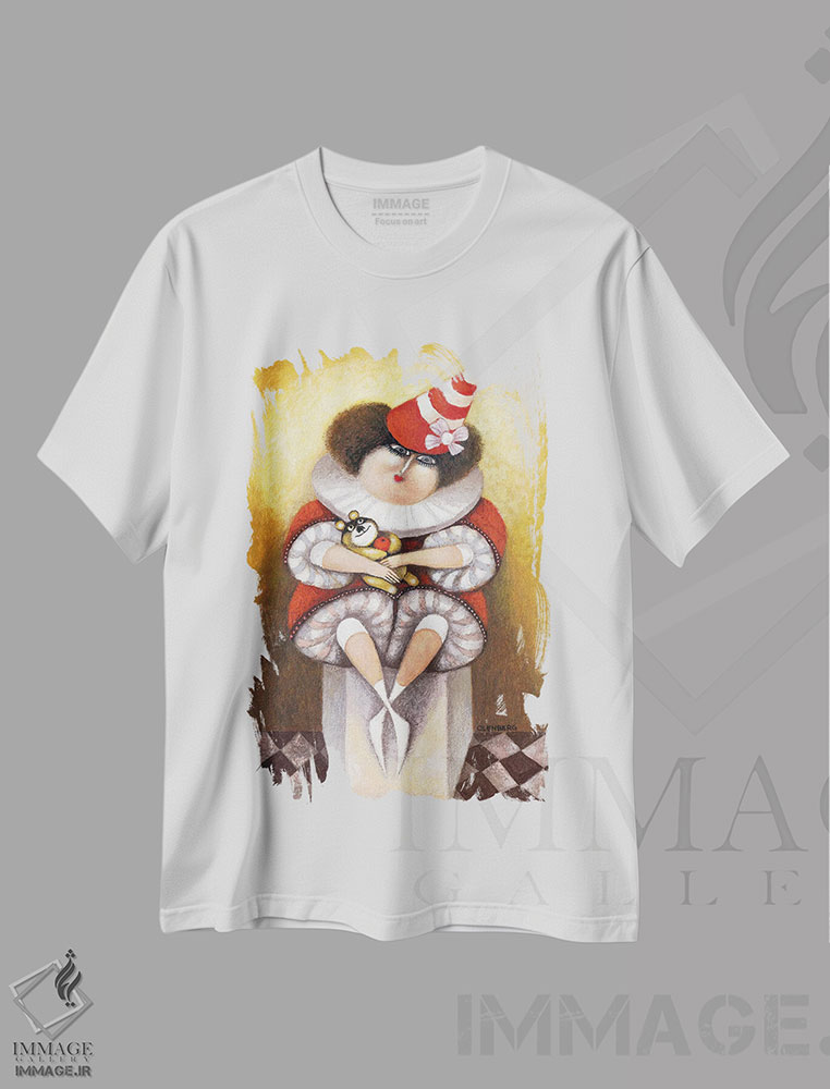 تیشرت طرح دار ترزا، مدیوم اثر آرت میرانو | immage.ir