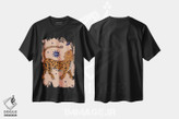 تیشرت طرح دار ببر و شب، هنر دیجیتال اثر آرت میرانو | فروشگاه ایماژ