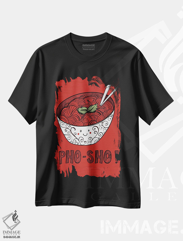 تیشرت طرح دار شوخی های خیلی بامزه ۶، دکور آسیایی اثر آرولین ویدرهولد | فروشگاه ایماژ