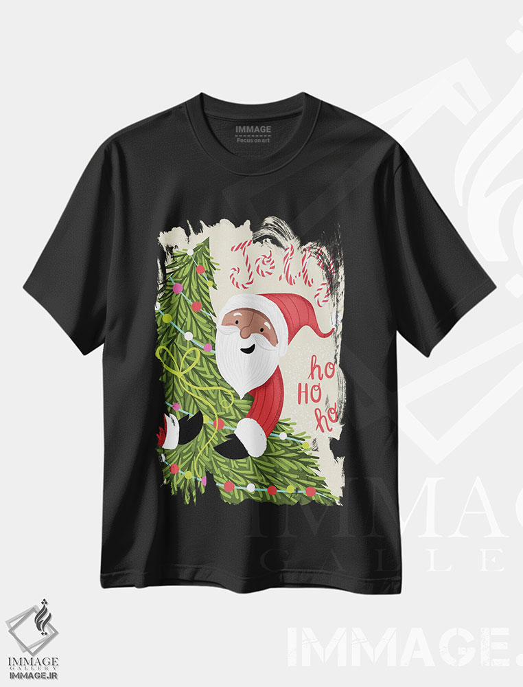 تیشرت طرح دار شاد و خندان، هنر آمریکایی آفریقایی تبار اثر آرولین ویدرهولد | فروشگاه ایماژ