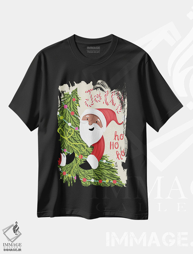 تیشرت طرح دار شاد و خندان، هنر آمریکایی آفریقایی تبار اثر آرولین ویدرهولد | فروشگاه ایماژ