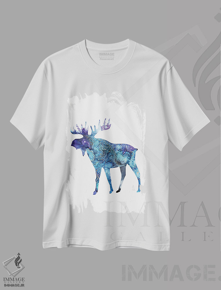 تیشرت طرح دار حیوانات آسمانی ۳، مدیوم اثر آرولین ویدرهولد | immage.ir