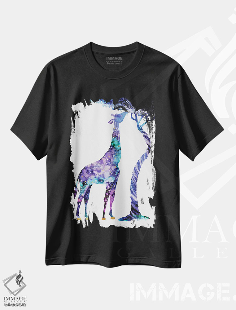 تیشرت طرح دار حیوانات آسمانی ۱۰، مدیوم اثر آرولین ویدرهولد | فروشگاه ایماژ
