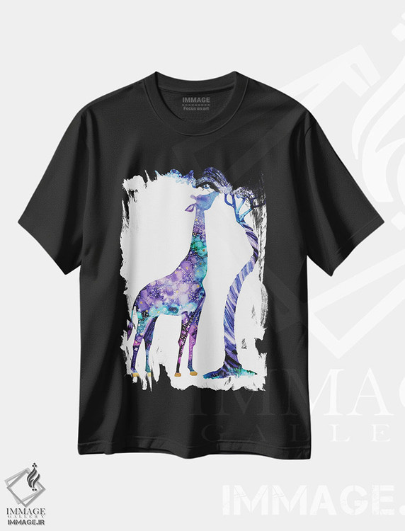تیشرت طرح دار حیوانات آسمانی ۱۰، مدیوم اثر آرولین ویدرهولد | فروشگاه ایماژ
