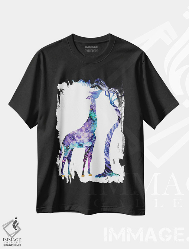 تیشرت طرح دار حیوانات آسمانی ۱۰، مدیوم اثر آرولین ویدرهولد | فروشگاه ایماژ