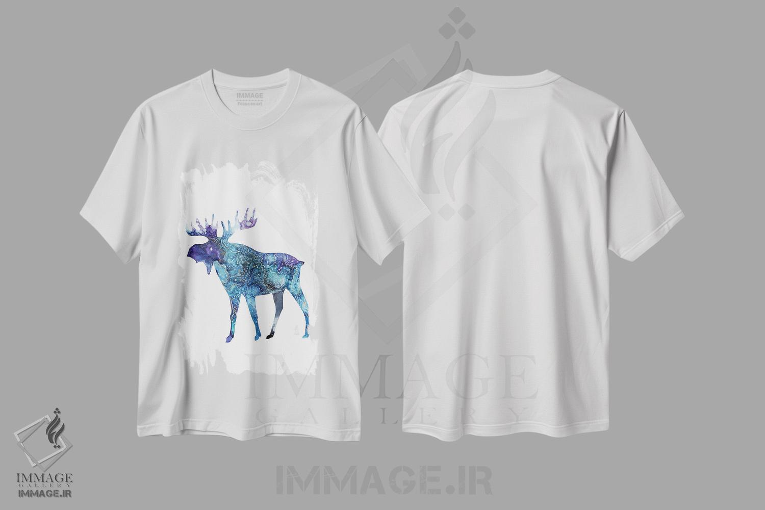 تیشرت طرح دار حیوانات آسمانی ۳، مدیوم اثر آرولین ویدرهولد | immage.ir