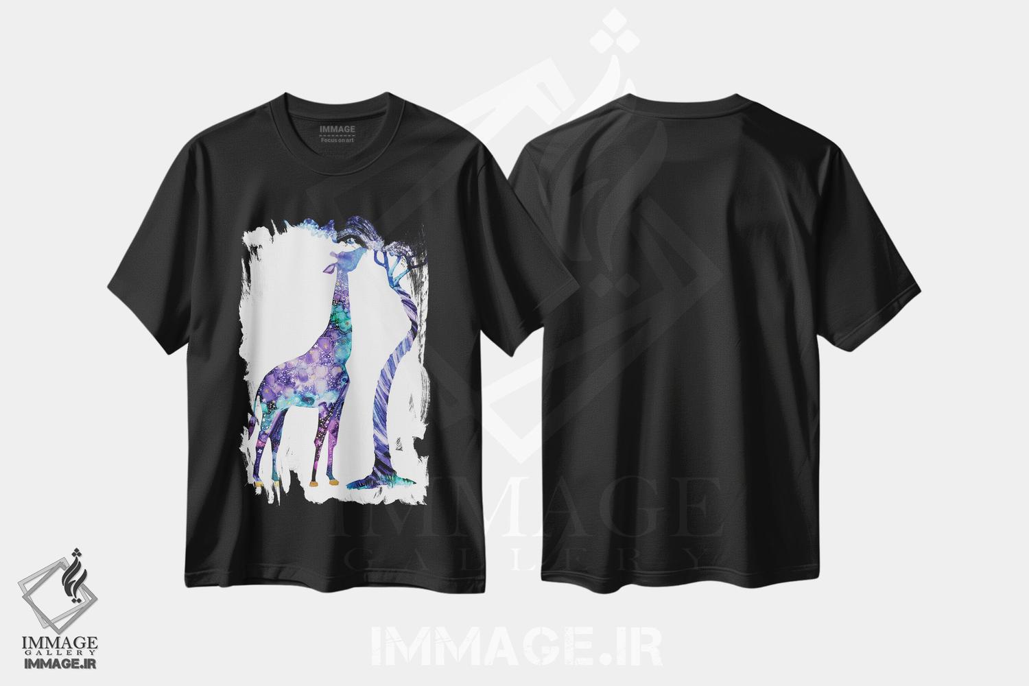 تیشرت طرح دار حیوانات آسمانی ۱۰، مدیوم اثر آرولین ویدرهولد | فروشگاه ایماژ