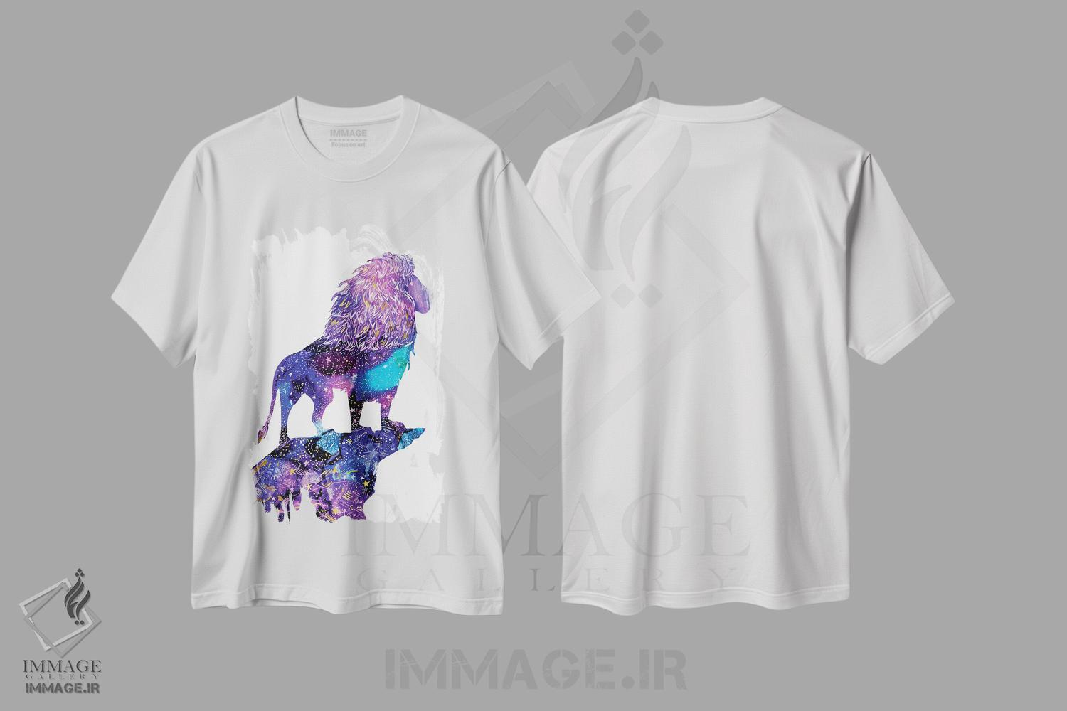 تیشرت طرح دار حیوانات آسمانی ۱۱، مدیوم اثر آرولین ویدرهولد | immage.ir