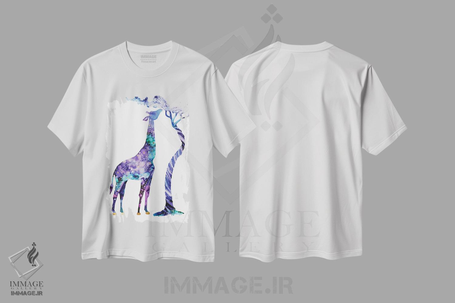 تیشرت طرح دار حیوانات آسمانی ۱۰، مدیوم اثر آرولین ویدرهولد | immage.ir