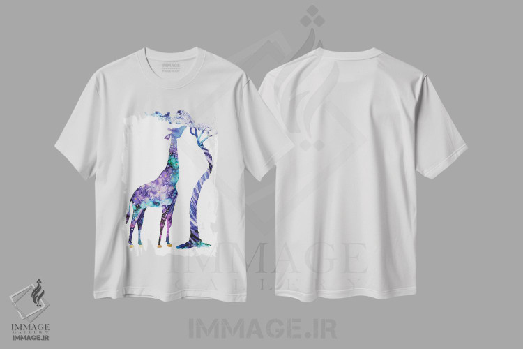 تیشرت طرح دار حیوانات آسمانی ۱۰، مدیوم اثر آرولین ویدرهولد | immage.ir