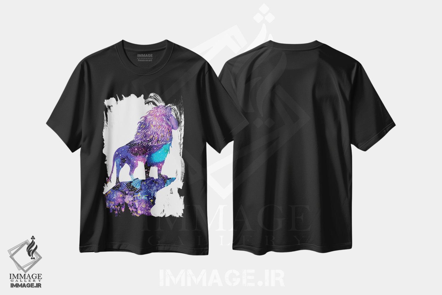 تیشرت طرح دار حیوانات آسمانی ۱۱، مدیوم اثر آرولین ویدرهولد | فروشگاه ایماژ