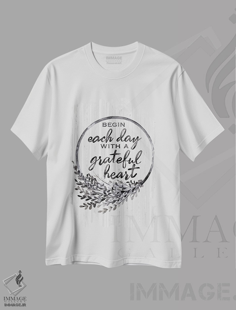 تیشرت طرح دار قلب سپاسگزار، دکور روستایی اثر آرولین ویدرهولد | immage.ir