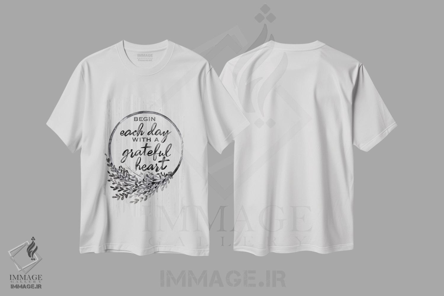 تیشرت طرح دار قلب سپاسگزار، دکور روستایی اثر آرولین ویدرهولد | immage.ir