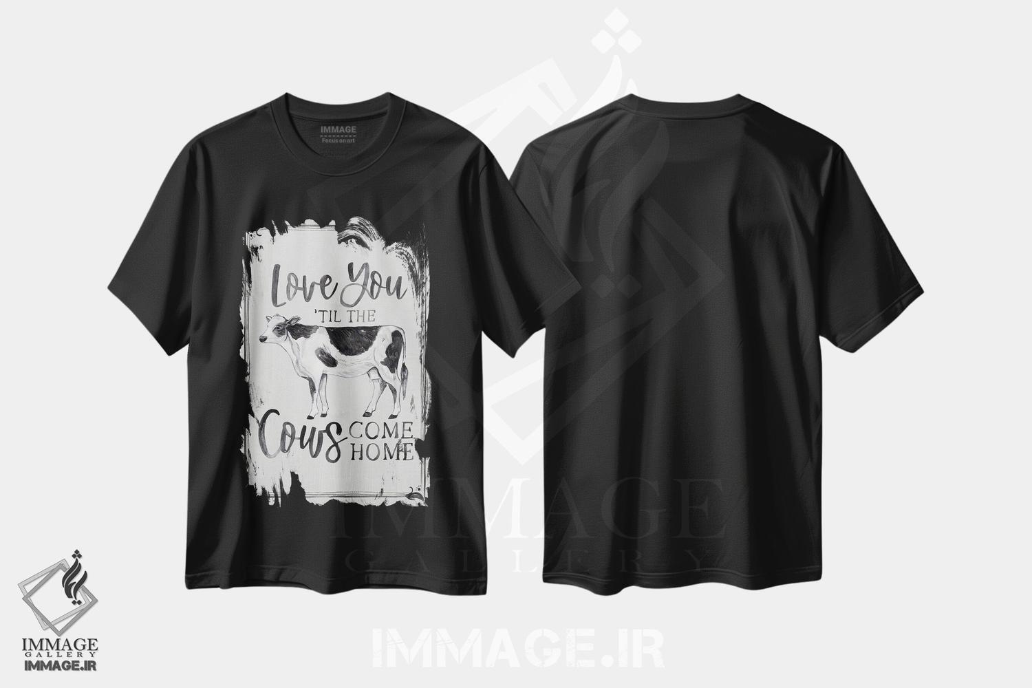 تیشرت طرح دار تا بازگشت گاوها، دکور روستایی اثر آرولین ویدرهولد | فروشگاه ایماژ