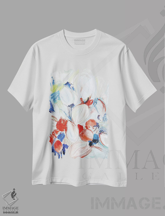 تیشرت طرح دار آمستردام، آبستره اثر آرتزارو | immage.ir