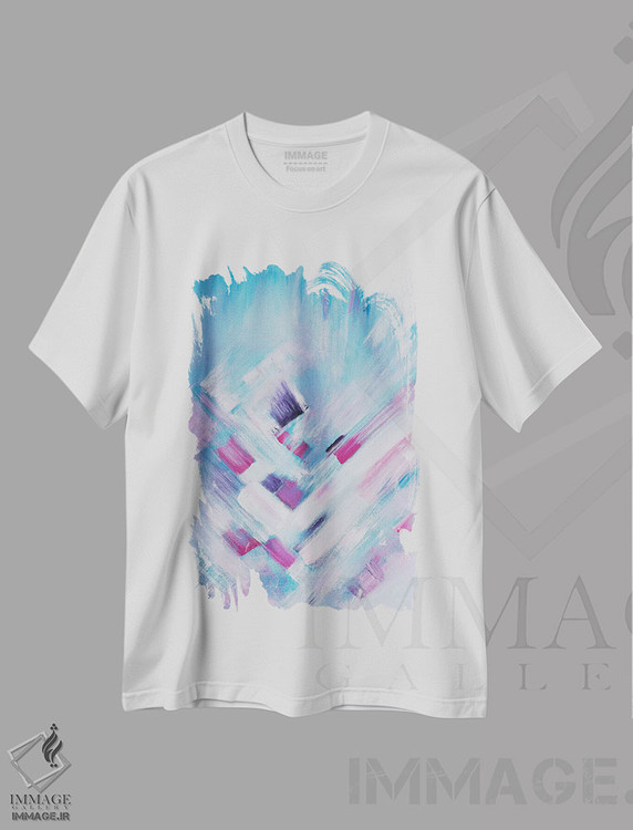 تیشرت طرح دار زیبا در میان رنگ صورتی اثر آرتزارو | immage.ir