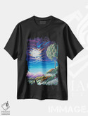 تیشرت طرح دار اشراق ذهنی، هنر فاخر معاصر اثر اندی راسل | فروشگاه ایماژ