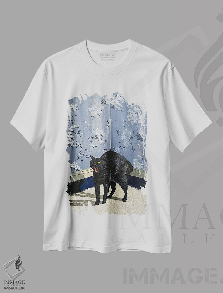تیشرت طرح دار در گوشه گیر افتاده، هنر فاخر معاصر اثر آرتور ریو | immage.ir