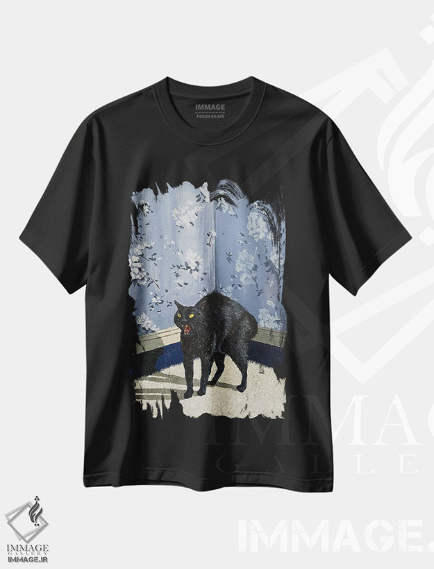 تیشرت طرح دار در گوشه گیر افتاده، هنر فاخر معاصر اثر آرتور ریو | فروشگاه ایماژ