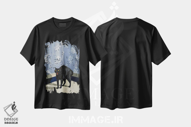 تیشرت طرح دار در گوشه گیر افتاده، هنر فاخر معاصر اثر آرتور ریو | فروشگاه ایماژ