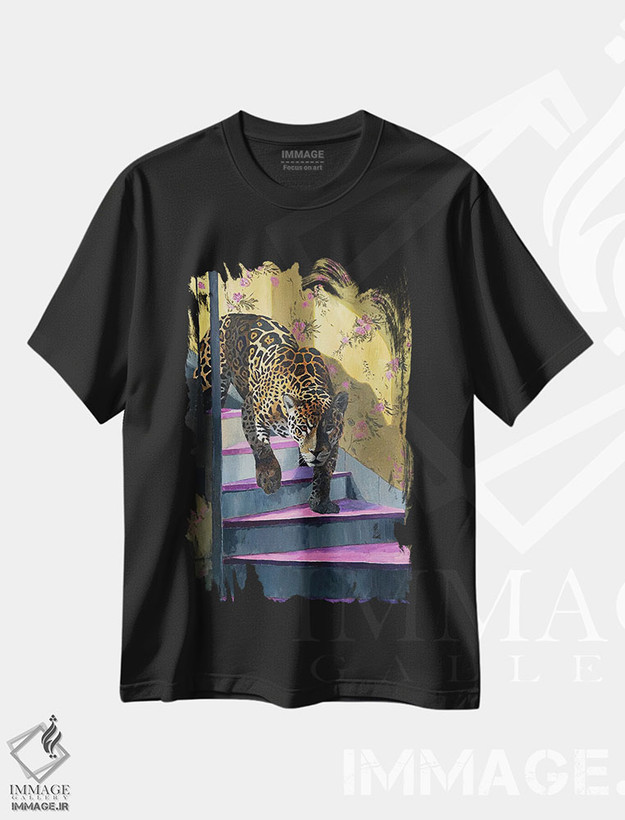 تیشرت طرح دار شبح، هنر فاخر معاصر اثر آرتور ریو | فروشگاه ایماژ