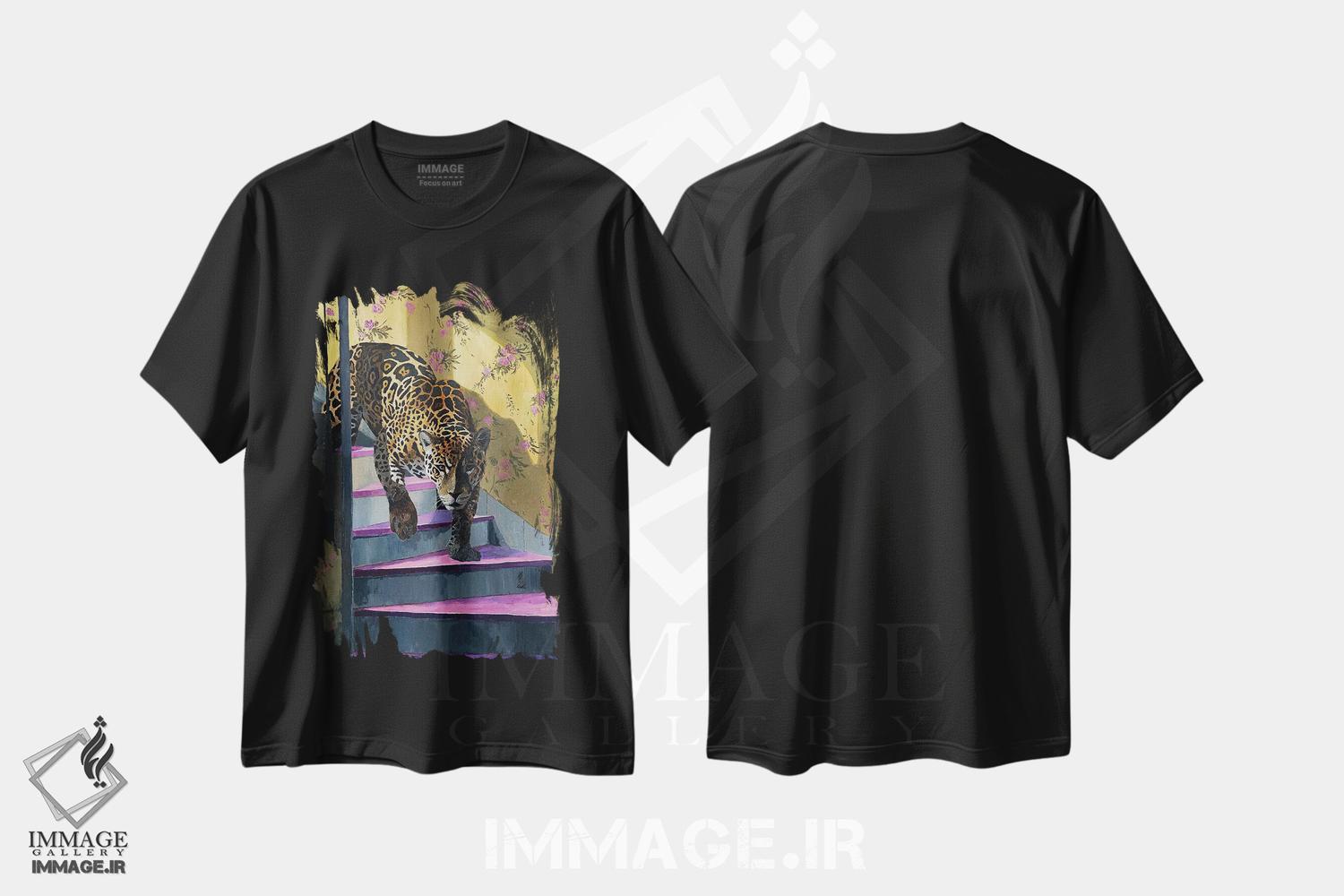 تیشرت طرح دار شبح، هنر فاخر معاصر اثر آرتور ریو | فروشگاه ایماژ