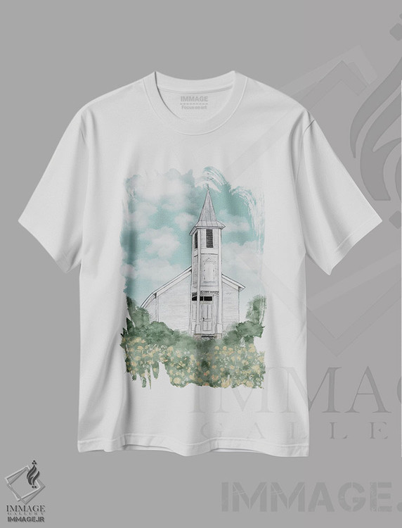 تیشرت طرح دار بیا پرستش کنیم، مدیوم اثر اشلی بردلی | immage.ir