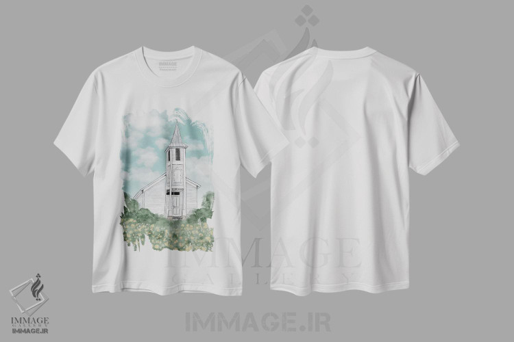 تیشرت طرح دار بیا پرستش کنیم، مدیوم اثر اشلی بردلی | immage.ir