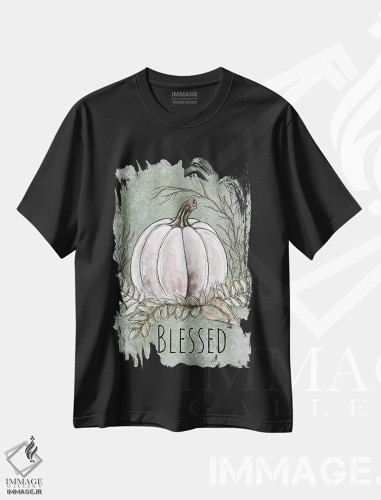 تیشرت طرح دار مبارک، دکور تعطیلات اثر اشلی بردلی | فروشگاه ایماژ