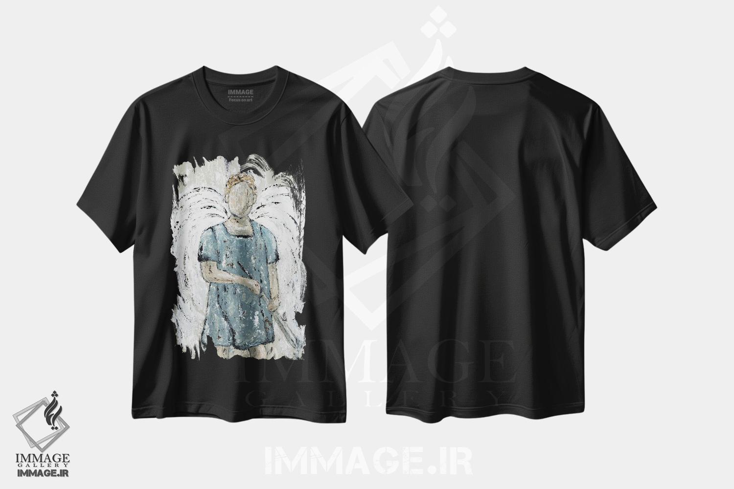 تیشرت طرح دار جنگجوی درون، مدیوم اثر اشلی بردلی | فروشگاه ایماژ