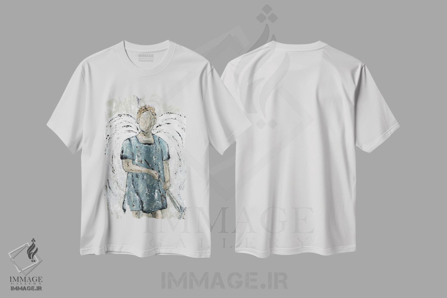 تیشرت طرح دار جنگجوی درون، مدیوم اثر اشلی بردلی | immage.ir