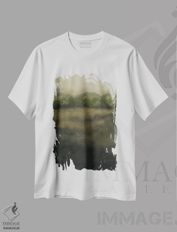 تیشرت طرح دار منظرهٔ احساسی II، آبستره اثر اشلی بردلی | immage.ir
