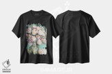 تیشرت طرح دار در حال شکوفه دادن، تزئینی اثر اشلی بردلی | فروشگاه ایماژ