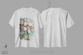 تیشرت طرح دار در حال شکوفه دادن، تزئینی اثر اشلی بردلی | immage.ir