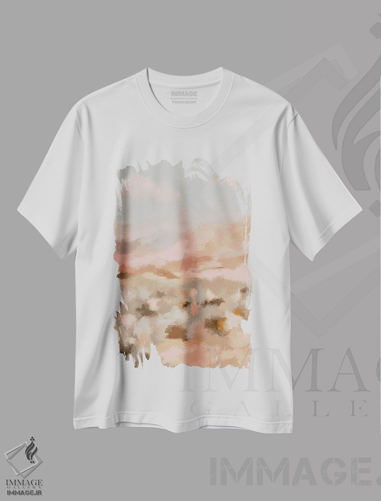 تیشرت طرح دار رویاهای بیابانی، دکور روستایی اثر اشلی بردلی | immage.ir