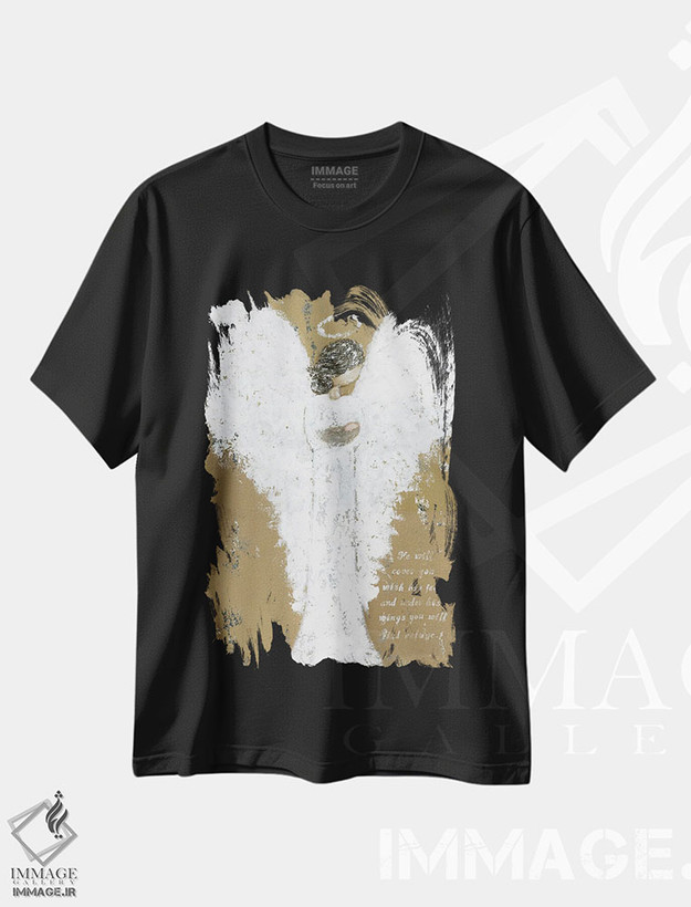 تیشرت طرح دار نوزاد آسمانی، تزئینی اثر اشلی بردلی | فروشگاه ایماژ