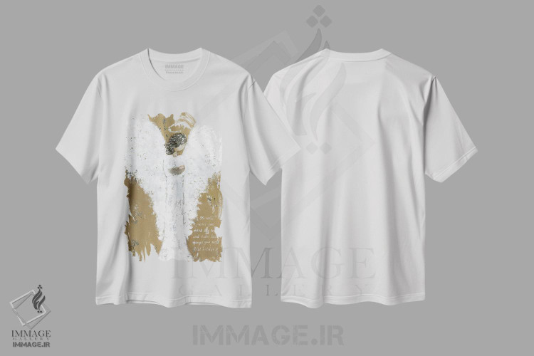 تیشرت طرح دار نوزاد آسمانی، تزئینی اثر اشلی بردلی | immage.ir