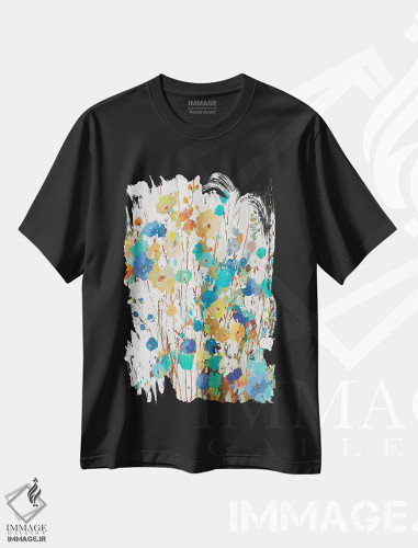 تیشرت طرح دار باغ بهاری II، تزئینی اثر آسیا جنسن | فروشگاه ایماژ