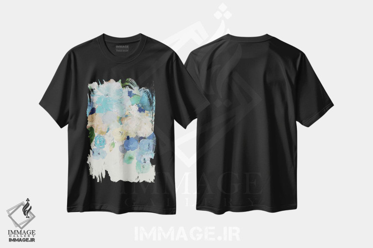 تیشرت طرح دار از عشق و عاشقان اثر آسیا جنسن | فروشگاه ایماژ