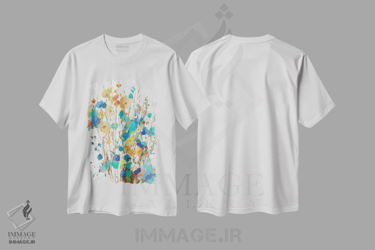 تیشرت طرح دار باغ بهاری II، تزئینی اثر آسیا جنسن | immage.ir