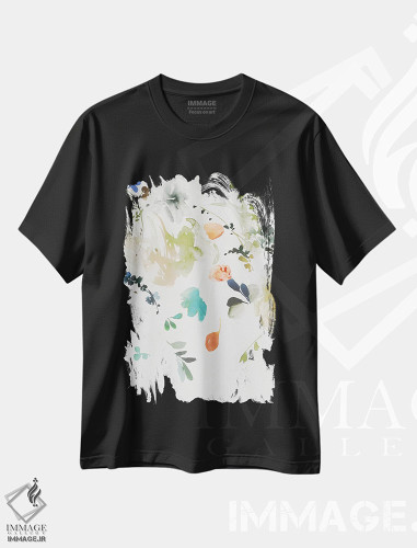 تیشرت طرح دار شدن، تزئینی اثر آسیا جنسن | فروشگاه ایماژ