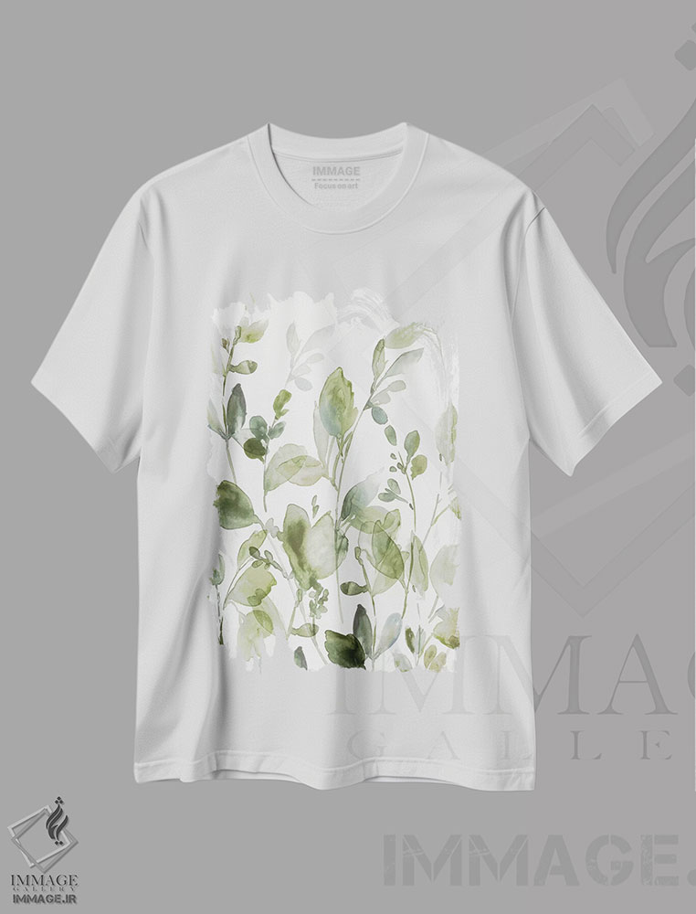 تیشرت طرح دار سلام به صبح II، تزئینی اثر آسیا جنسن | immage.ir