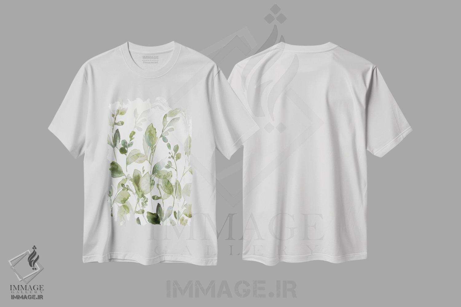 تیشرت طرح دار سلام به صبح II، تزئینی اثر آسیا جنسن | immage.ir